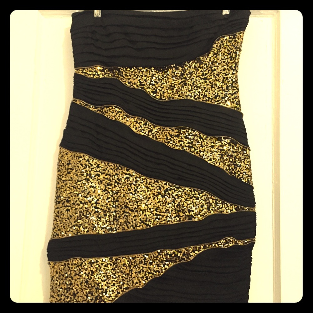 Robert Rodriguez Sequin Cocktail Dress